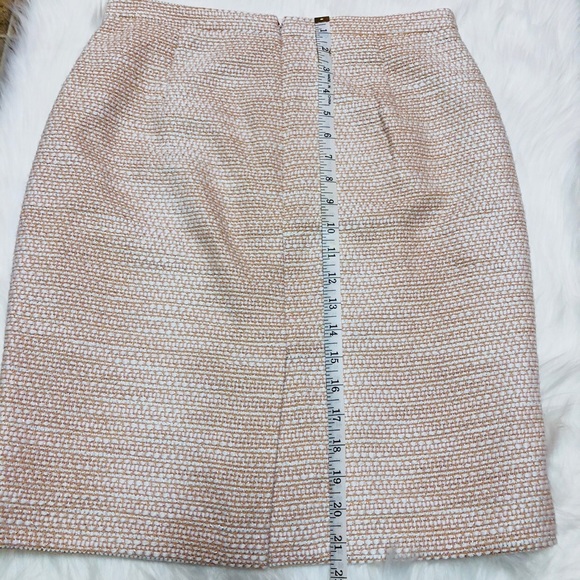 J. Crew Factory Dresses & Skirts - J.crew the pencil skirt blush and light silver